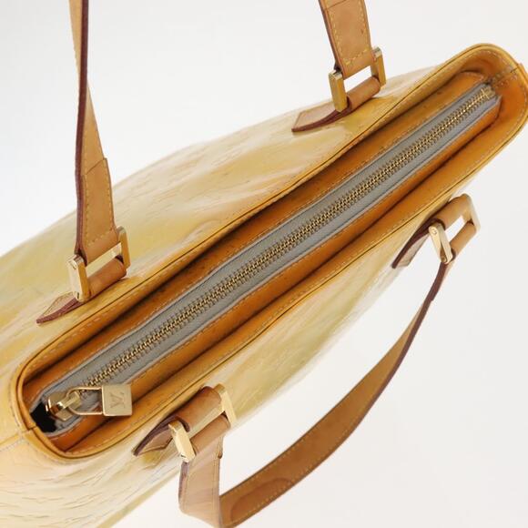 LOUIS VUITTON Monogram Vernis Houston Hand Bag Gris M91053 - Picture 6 of 12